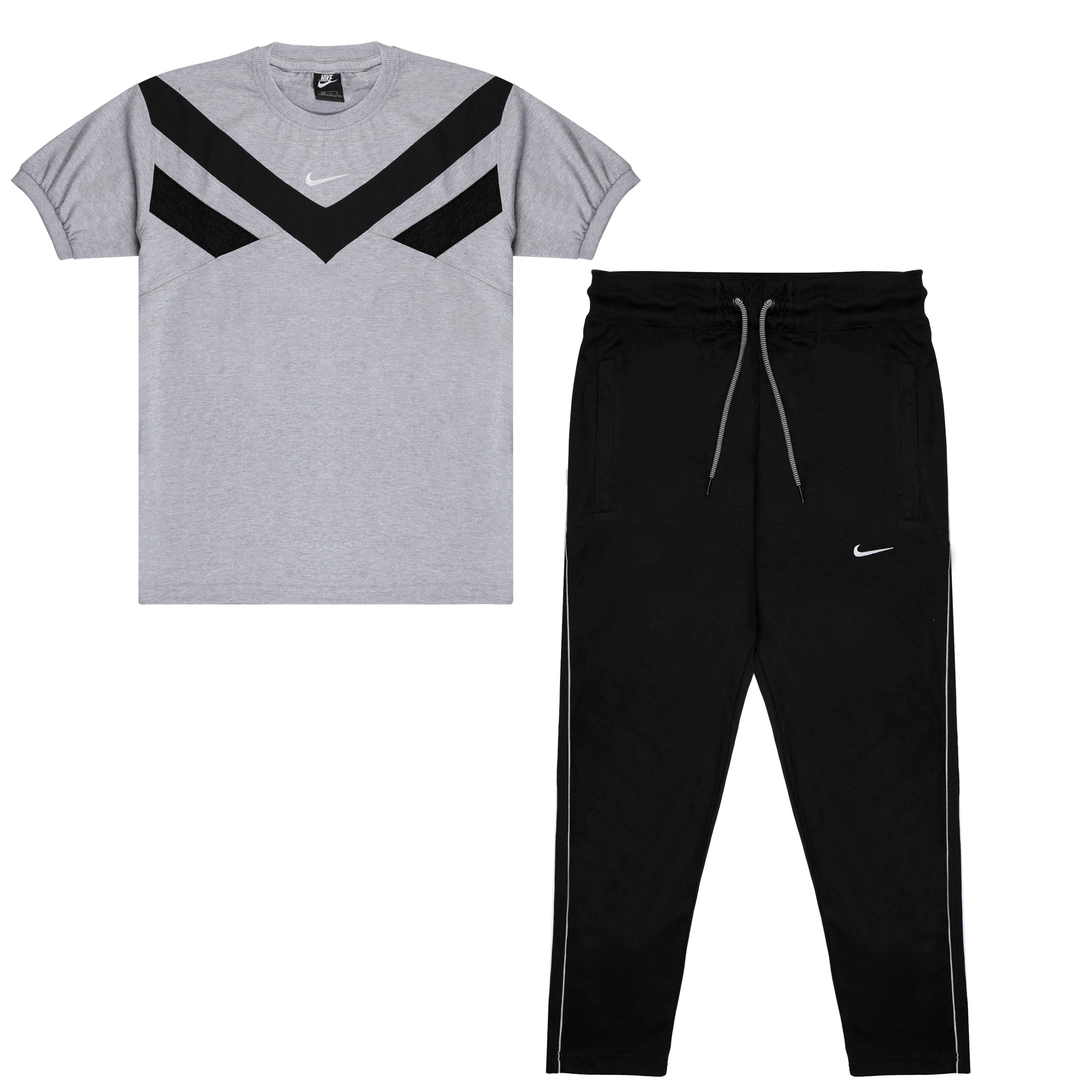 Nike Cotton Track Suits - Black