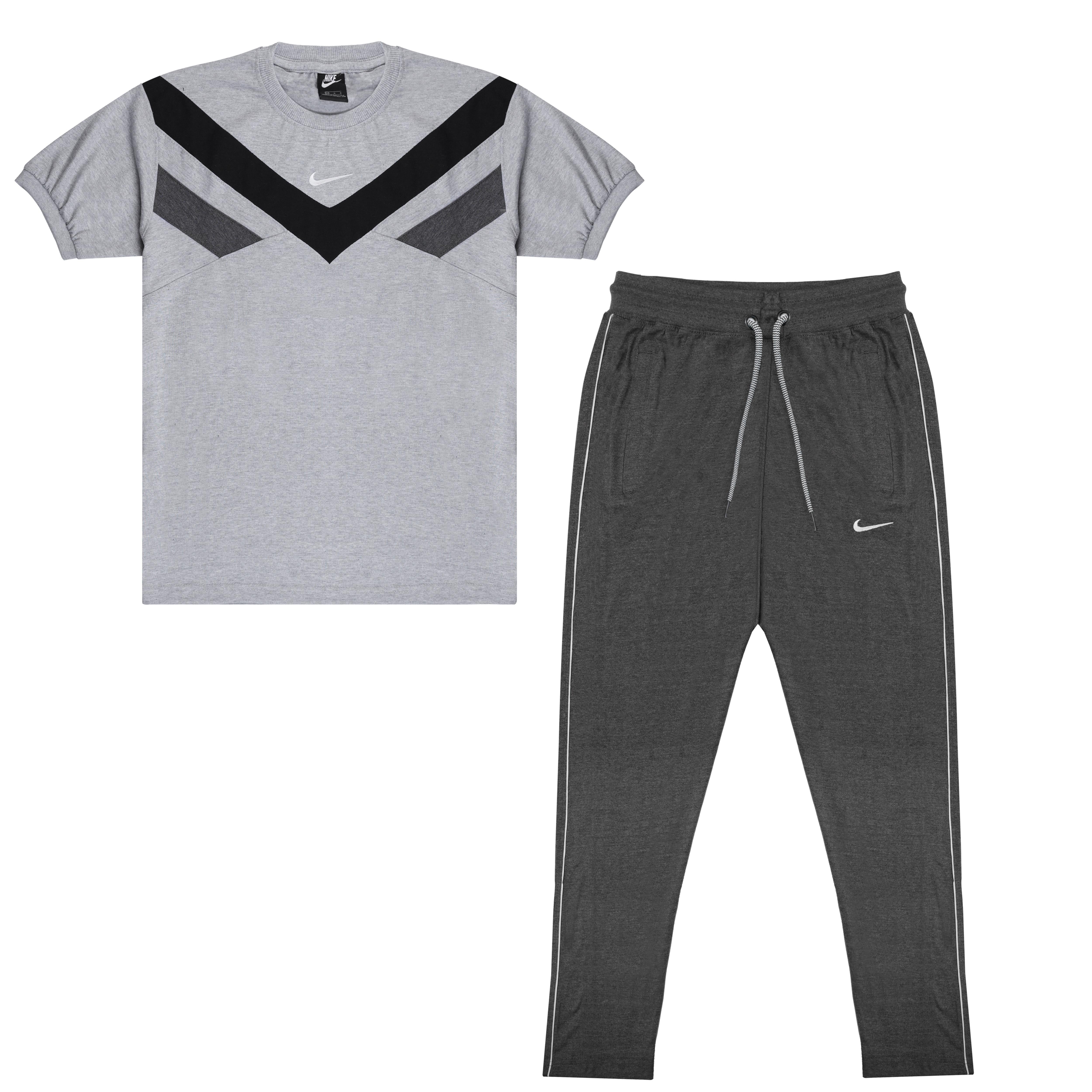 Nike Cotton Track Suits - Gray