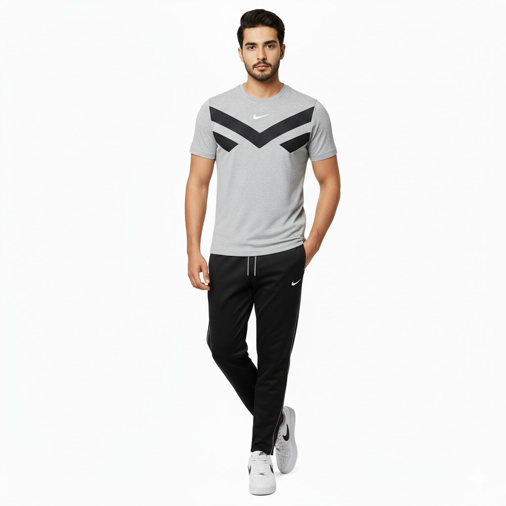 Nike Cotton Track Suits - Black