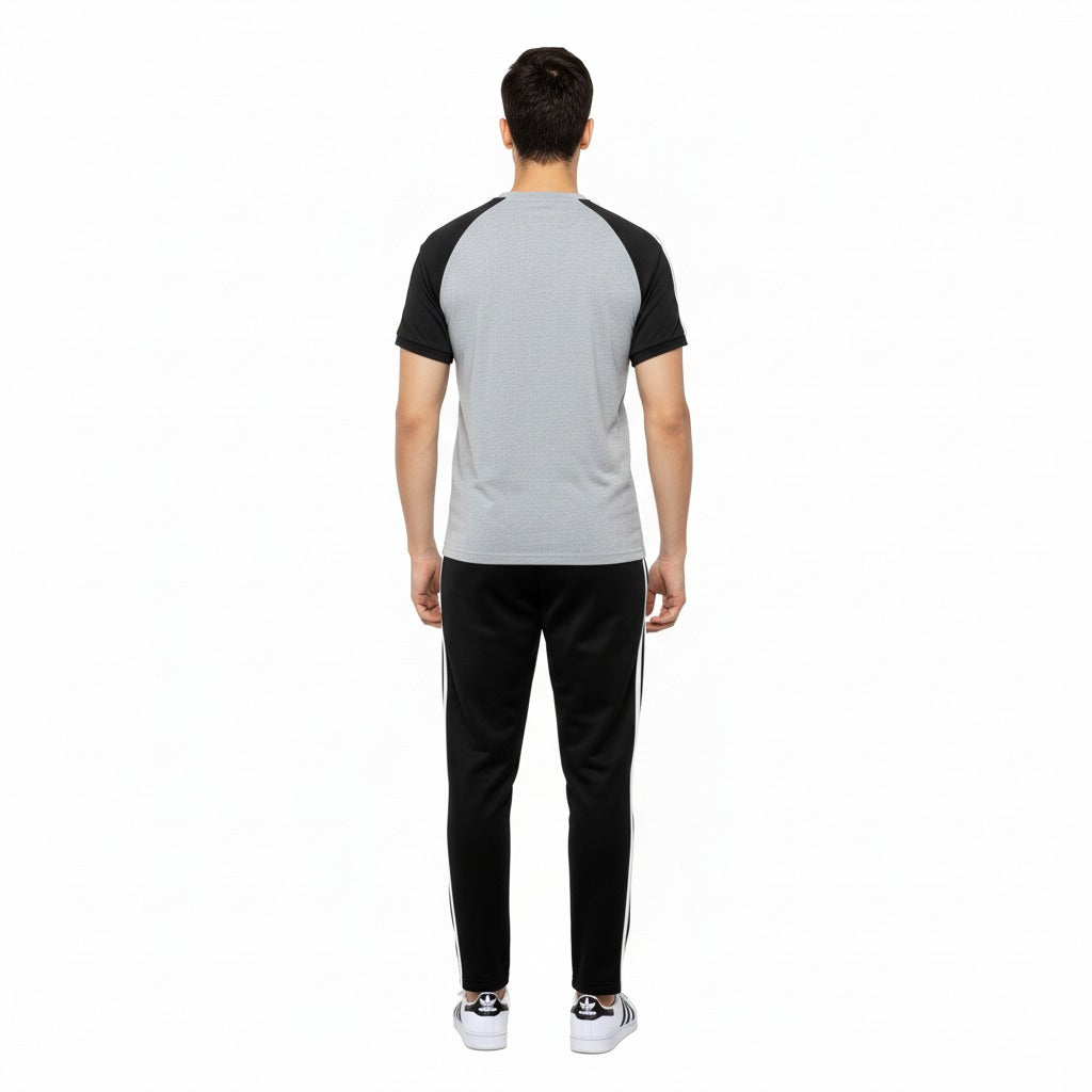 Adidas Cotton Track Suits - Black